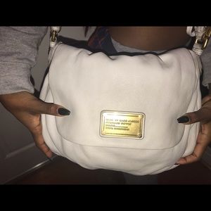 Marc Jacobs gray crossbody purse